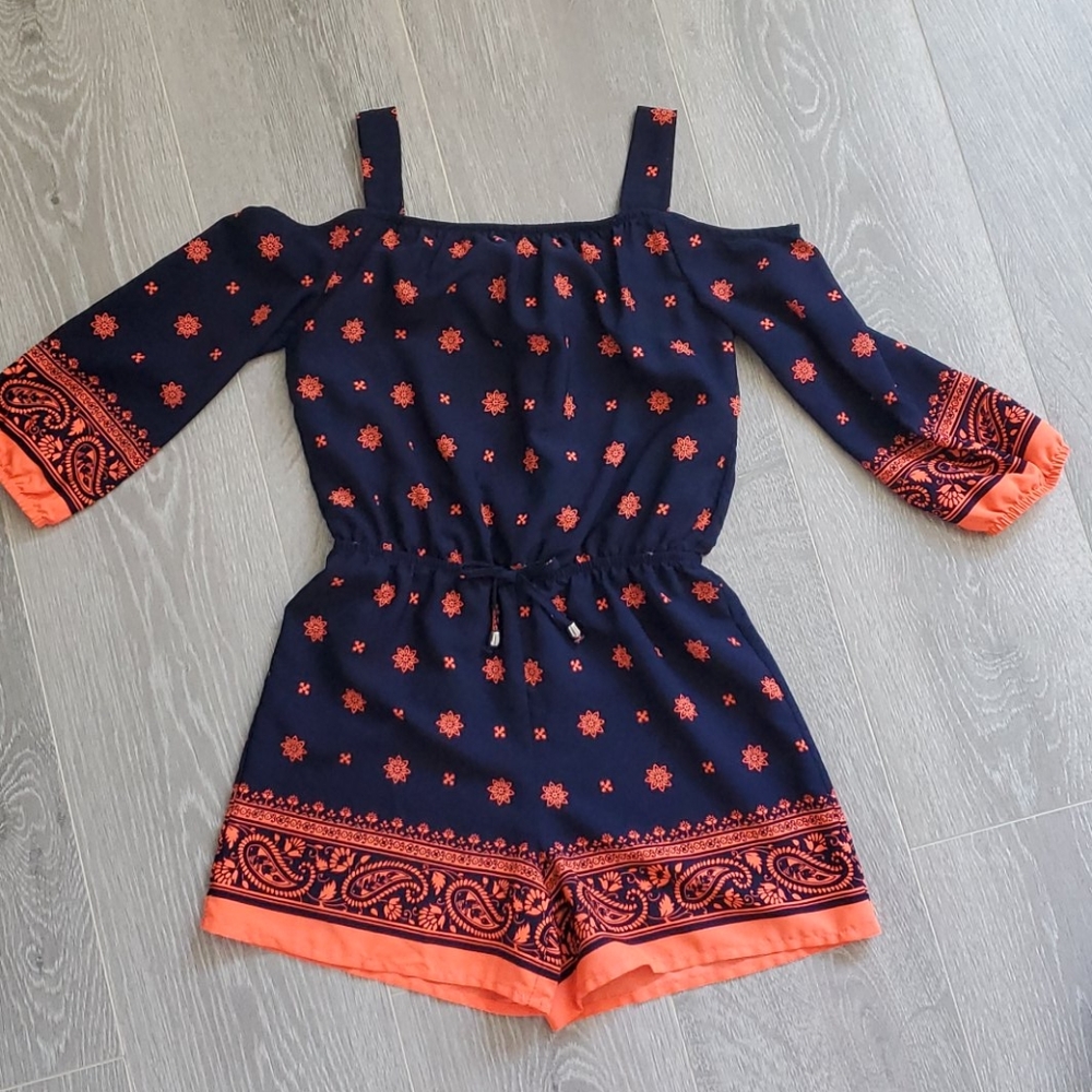 Adorable girl's romper